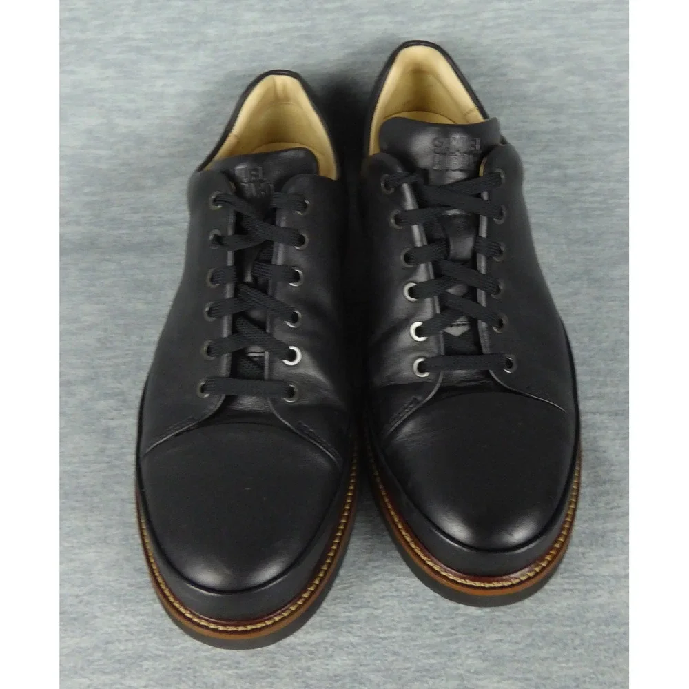 Samuel Hubbard Dress Fast Shoes Mens 10 W Black Leather Oxfords Casual Comfort
